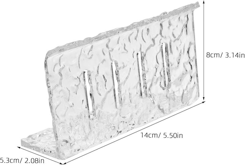 Acrylic Soap Dish Wall Mounted Self Draining Soap Holder For Bathroom Kitchen Sink - Image 2